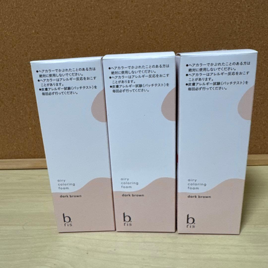 b fis エアリーカラーリングフォーム ダークブラウン 80g3本