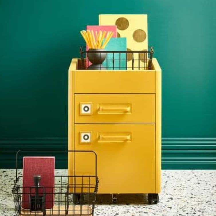 IKEA IDÅSEN イドーセン デスクワゴン　ゴールデンブラウン