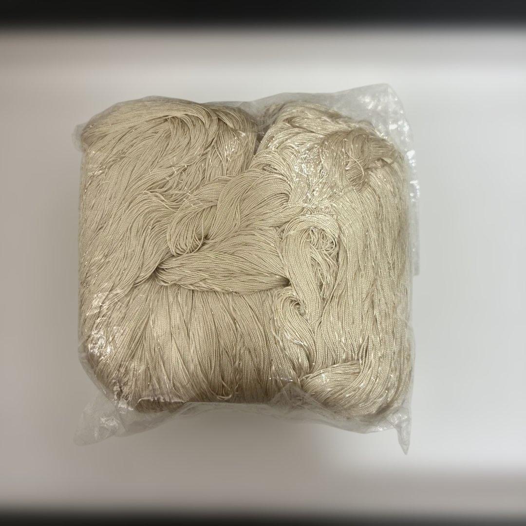 組紐用糸 4個セット(内1個ラメ糸)