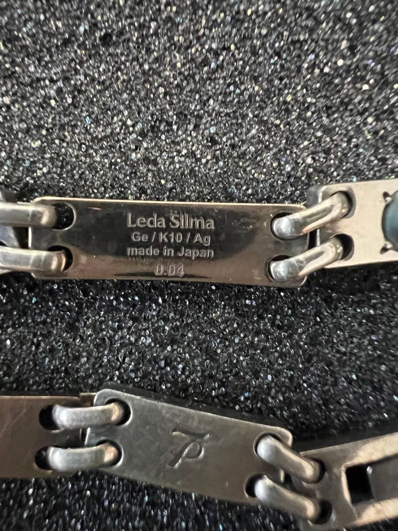 【海】Leda Silmaレダシルマ健康ブレスレット k10 日本製