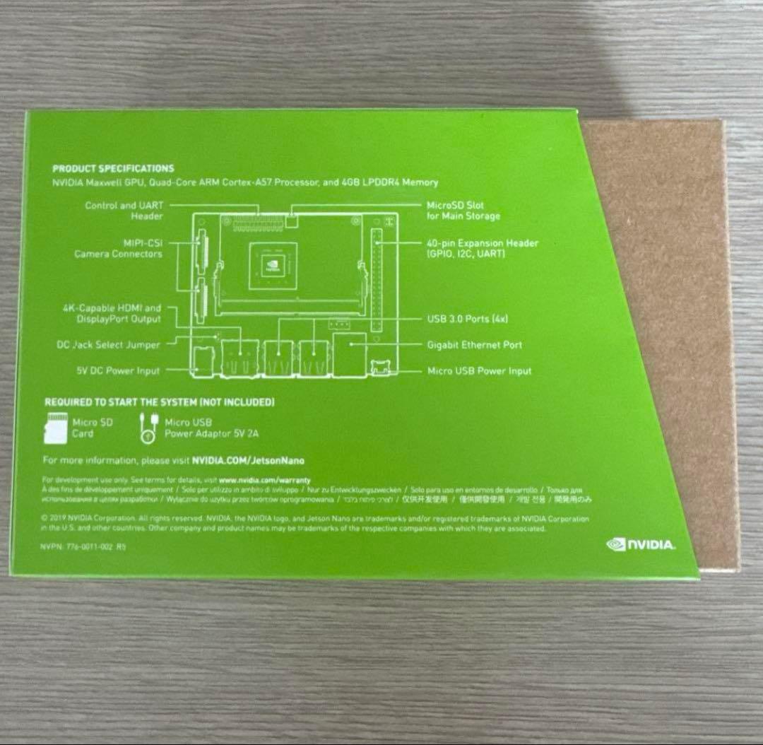 新品NVIDIA Jetson Nano Developer Kit