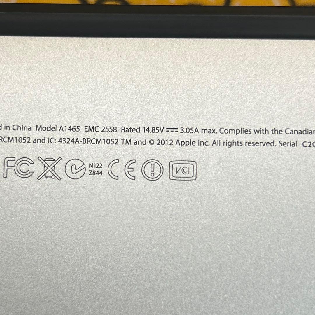 macbook air 11インチ(Mid2012) 256GB 8GB