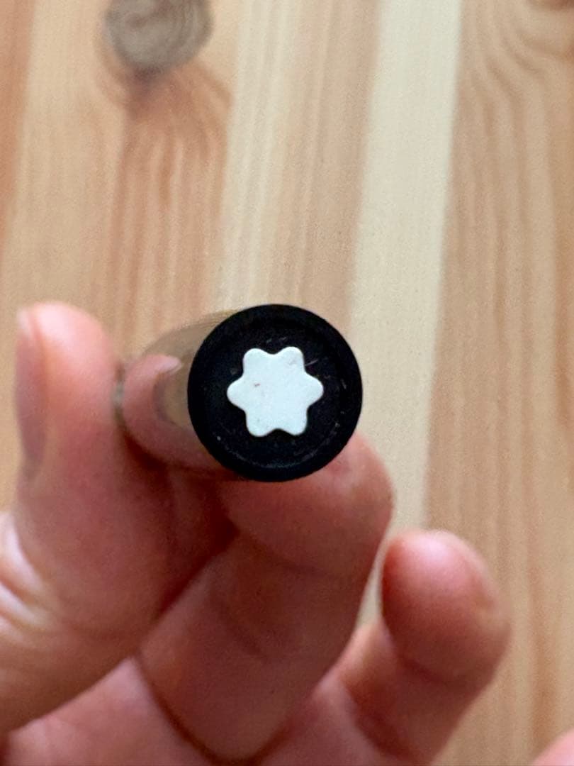 MONT BLANC 万年筆 EF 黒　14k（585）インク付