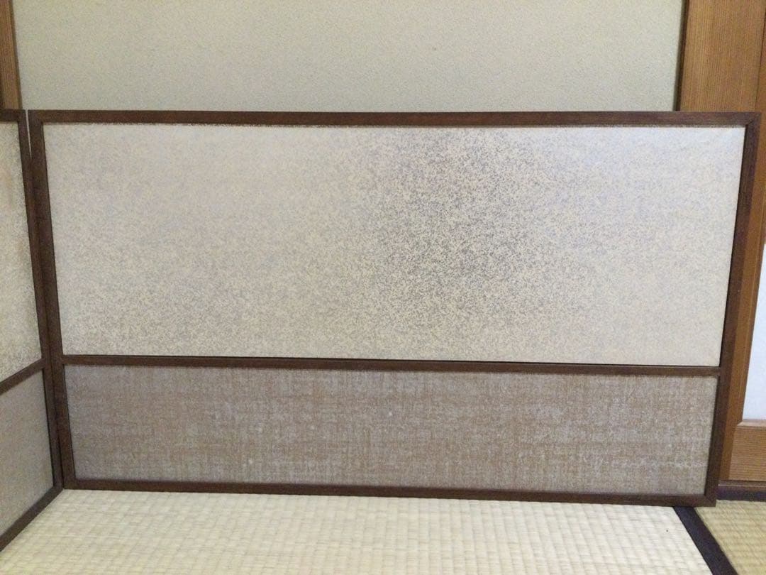 風炉先屏風 襖取外し可能 茶道具 紙箱付 L357