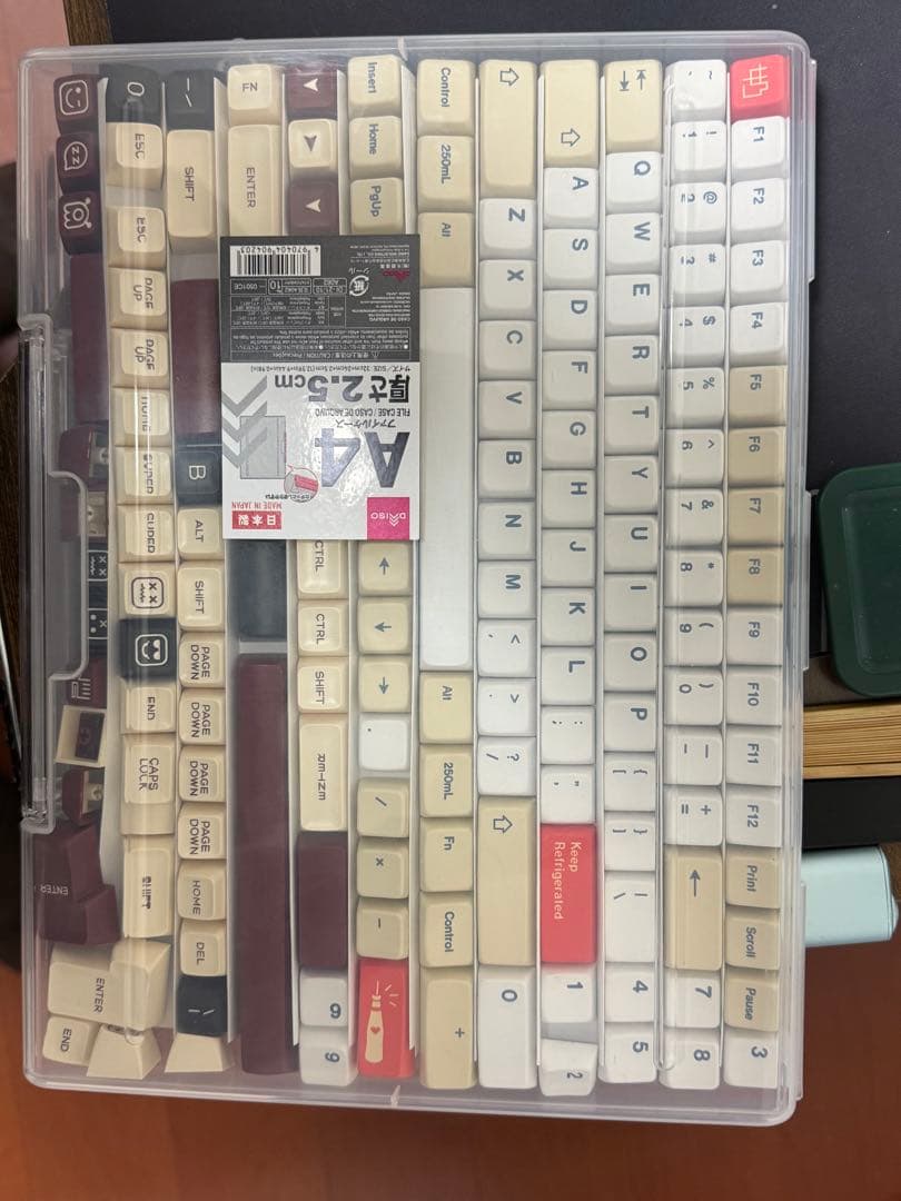 ikbc 有線 メカニカルキーボード 青軸 104キー 交換キーキャップ付