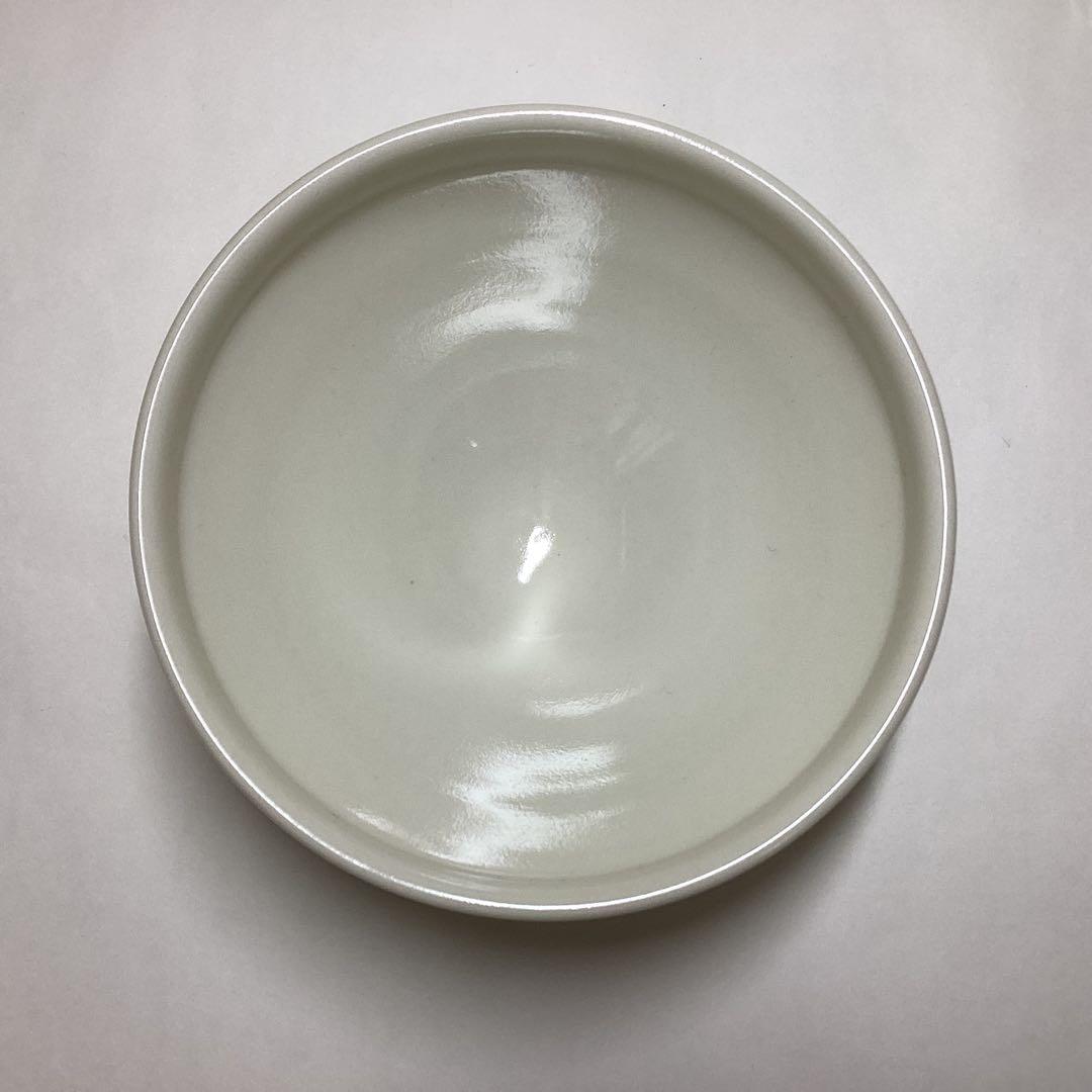 貴人台 古物品 ／ 貴人茶碗 白 香泉作 新品