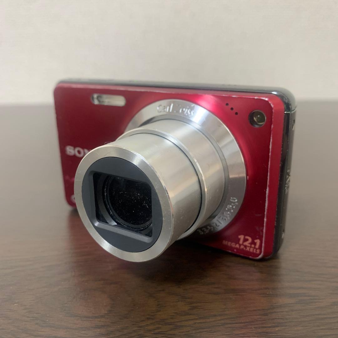 SONY DSC-W270 レッド 動作品 充電器付