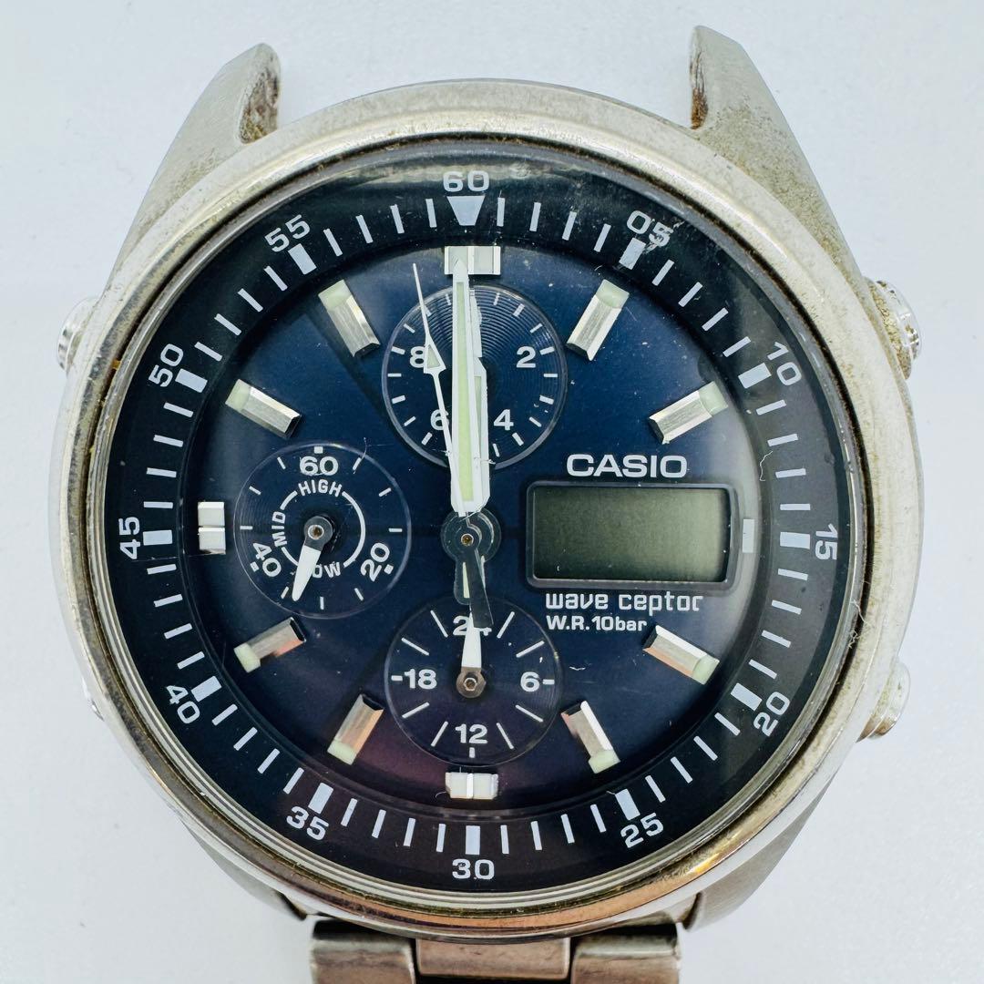 ✨CASIO✨カシオ✨WVQ-500TDJ✨クロノグラフ✨電波ソーラー✨腕時計✨