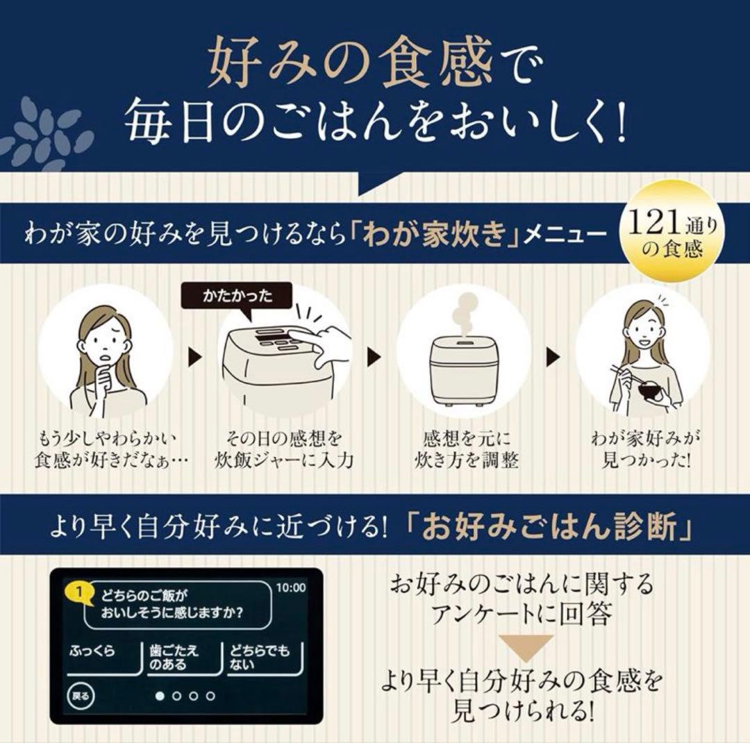 炎舞炊き 最高峰モデル 1升 圧力IH炊飯ジャー　NX-AA18ーBZ 保証付