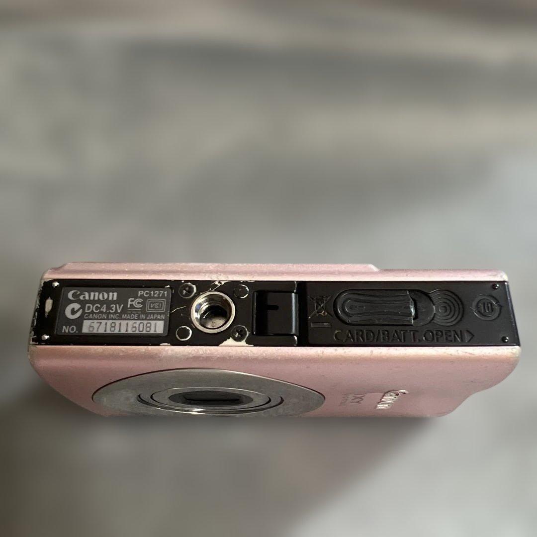 Canon IXY DIGITAL 20ISピンク バッテリーチャージャー付き