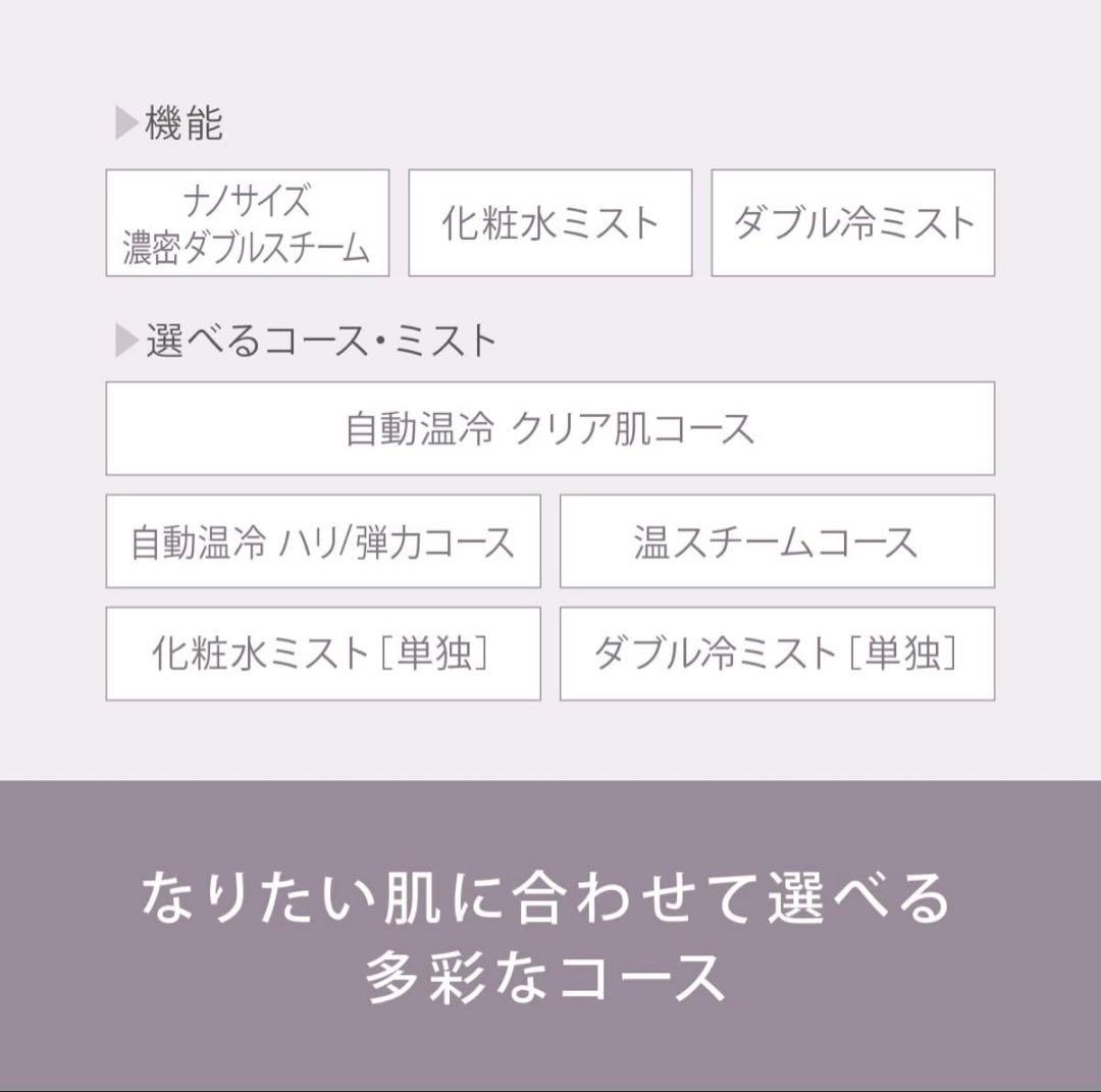 パナソニック スチーマー ナノケア温冷化粧水ミストタイプ ダブル保湿 ゴールド調