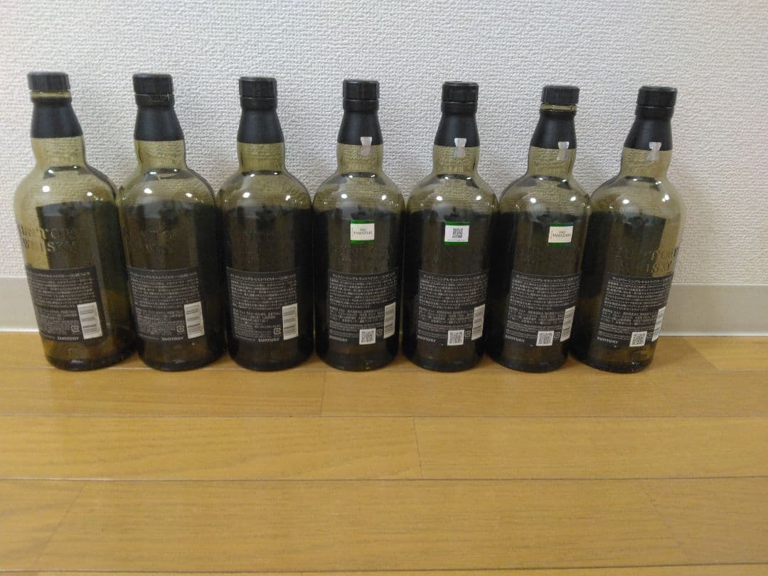 山崎 18年 ウイスキー空瓶 7本セット