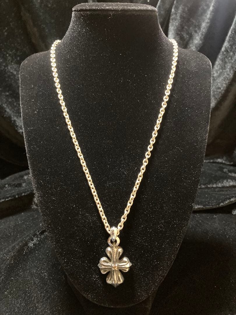 ⑱クロスSTONESペンダント チェーン付き Silver925