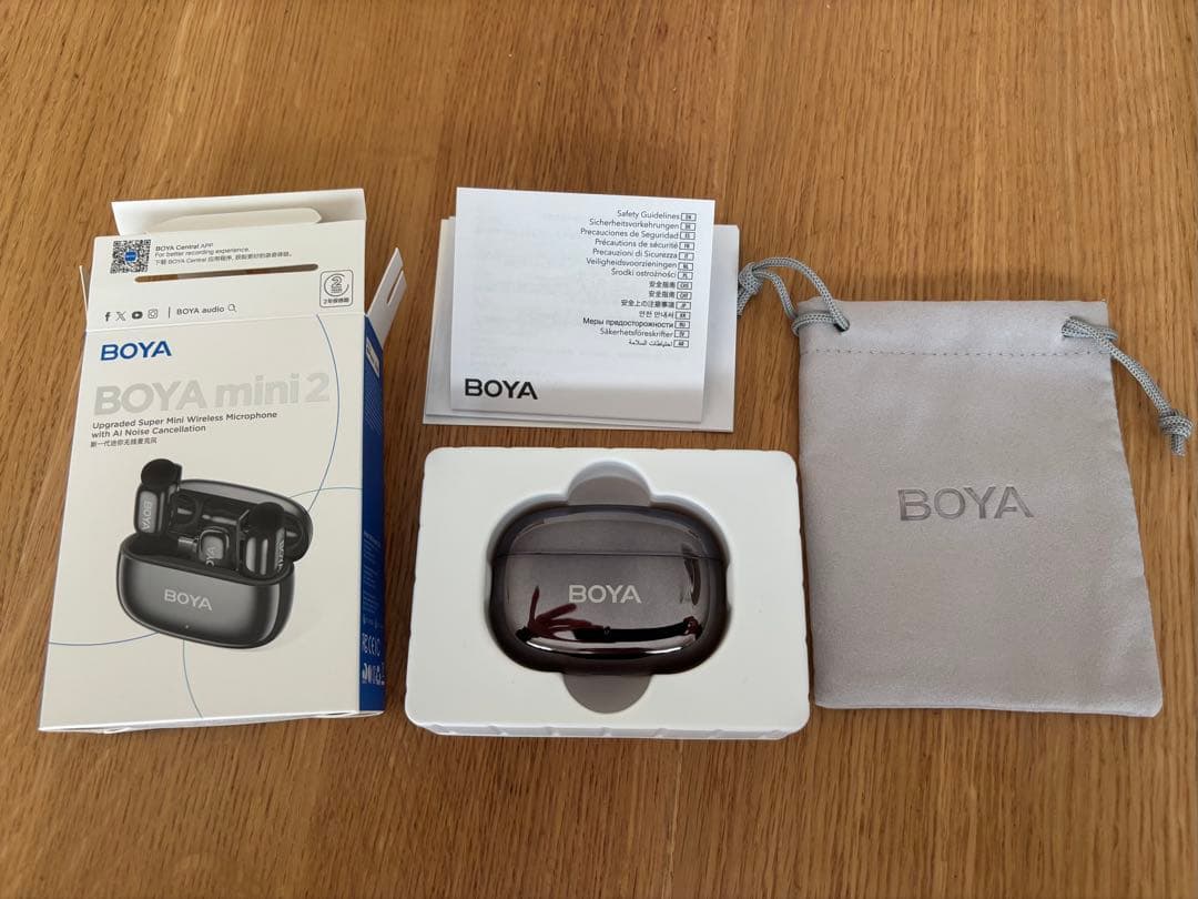 BOYA mini 2 ワイヤレスマイク