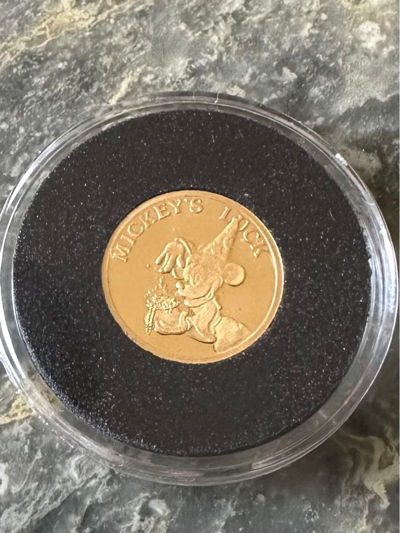 アンティークディズニー 金貨 1/4 TROY oz 24金 .999