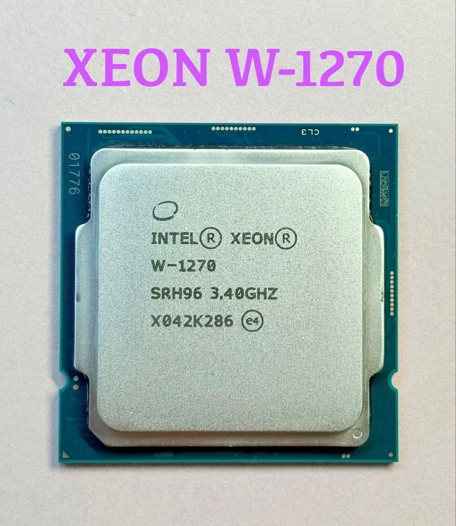 ★高性能CPU★Intel Xeon W-1270★W480チップ用