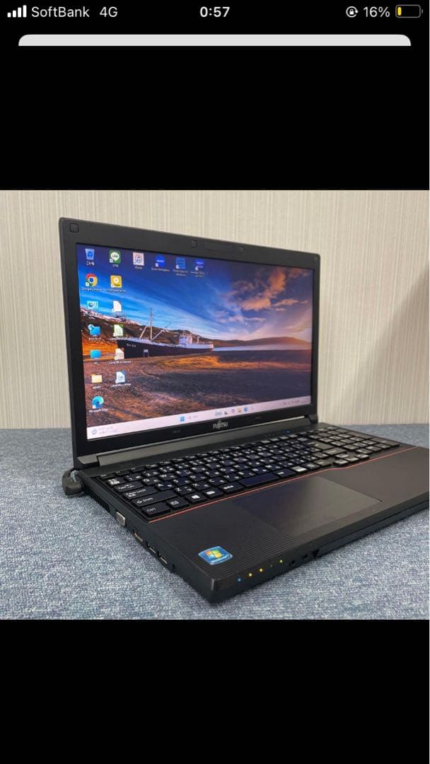Fujitsu ノートPC SSD搭載 Windows 11