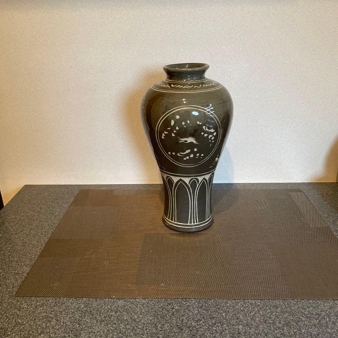廣州窯　花瓶