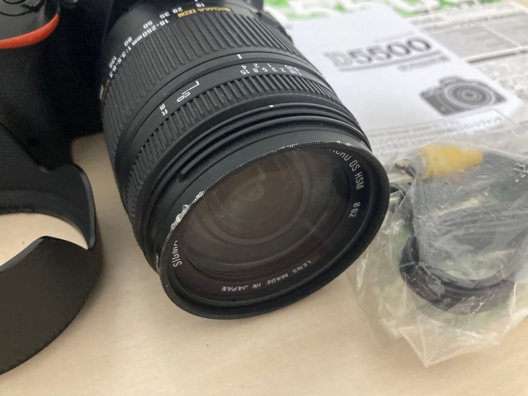Nikon D5500 SIGMレンズ 一眼レフカメラ