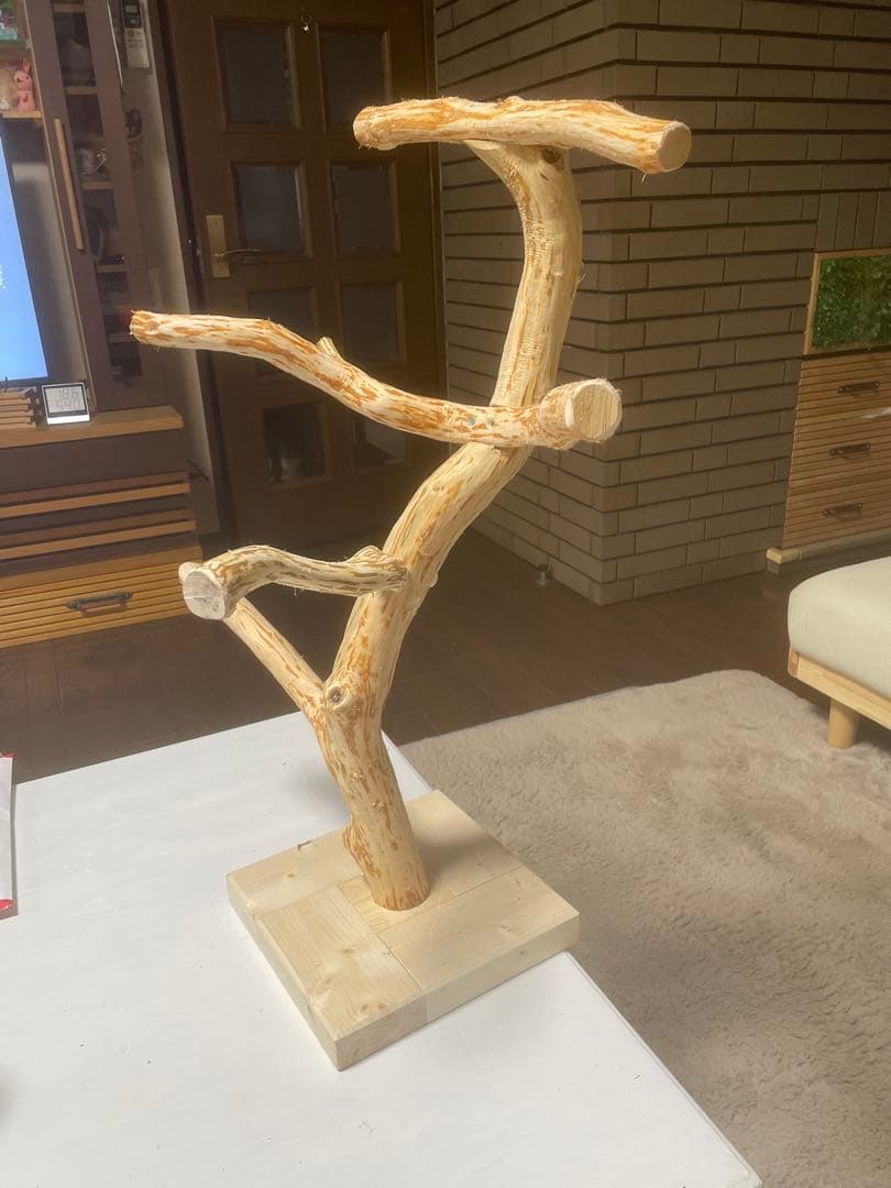 大型鳥用　止まり木