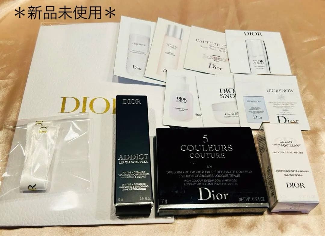 Dior リップグロウバター アイシャドウ セット サンプル ショッパー付き