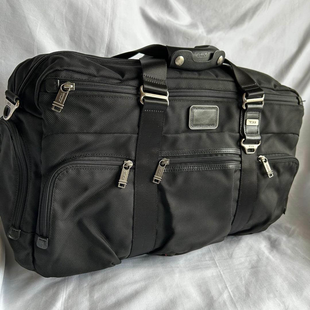 【美品】TUMI ALPHA BRAVO ボストンバッグ 2way ブラック