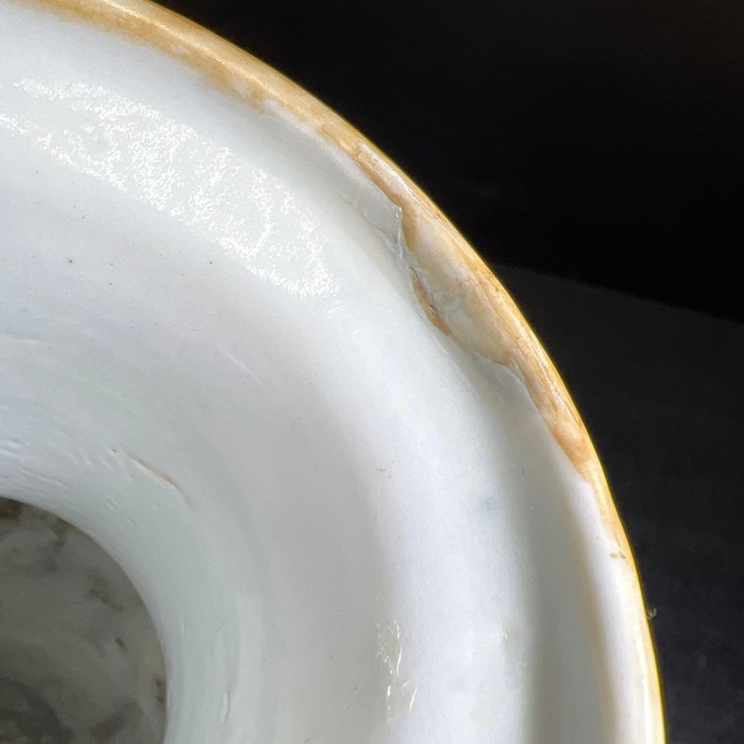 専用　中国清時代　粉彩花鳥図花瓶　高さ23.7㎝　東Y8-0318☆2Fトヒコ