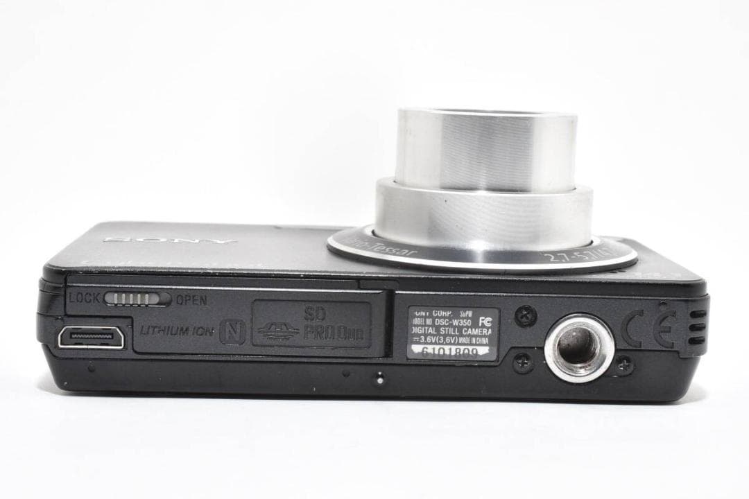 ソニー　SONY Cyber-Shot DSC-W350 ブラック #2-82