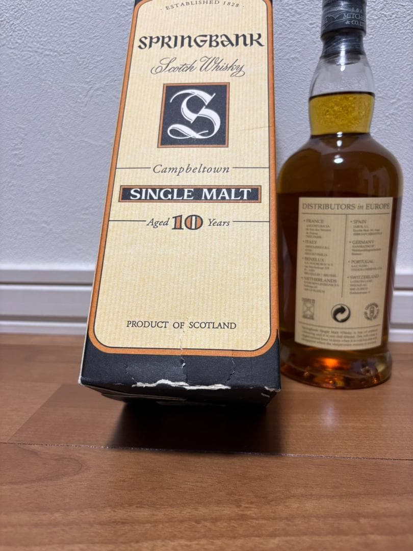 SPRINGBANK スプリングバンク10年 オールドボトル