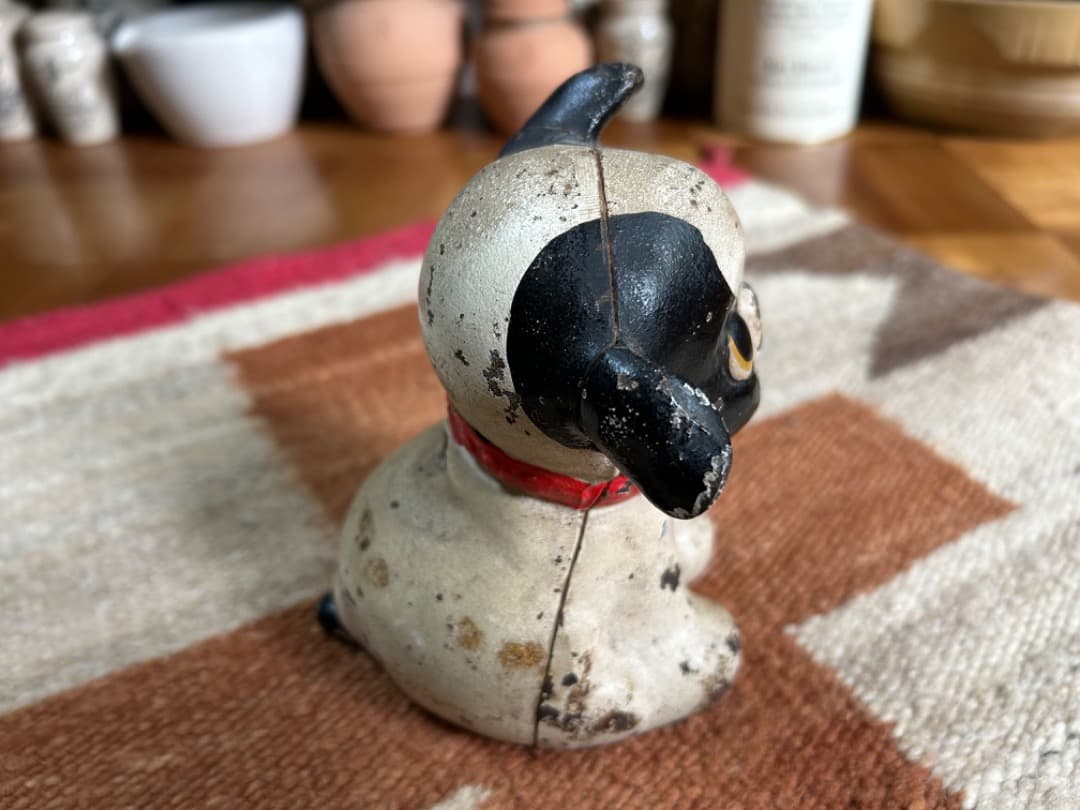 アンティーク Hubley Cast Iron Coin Bank バンク
