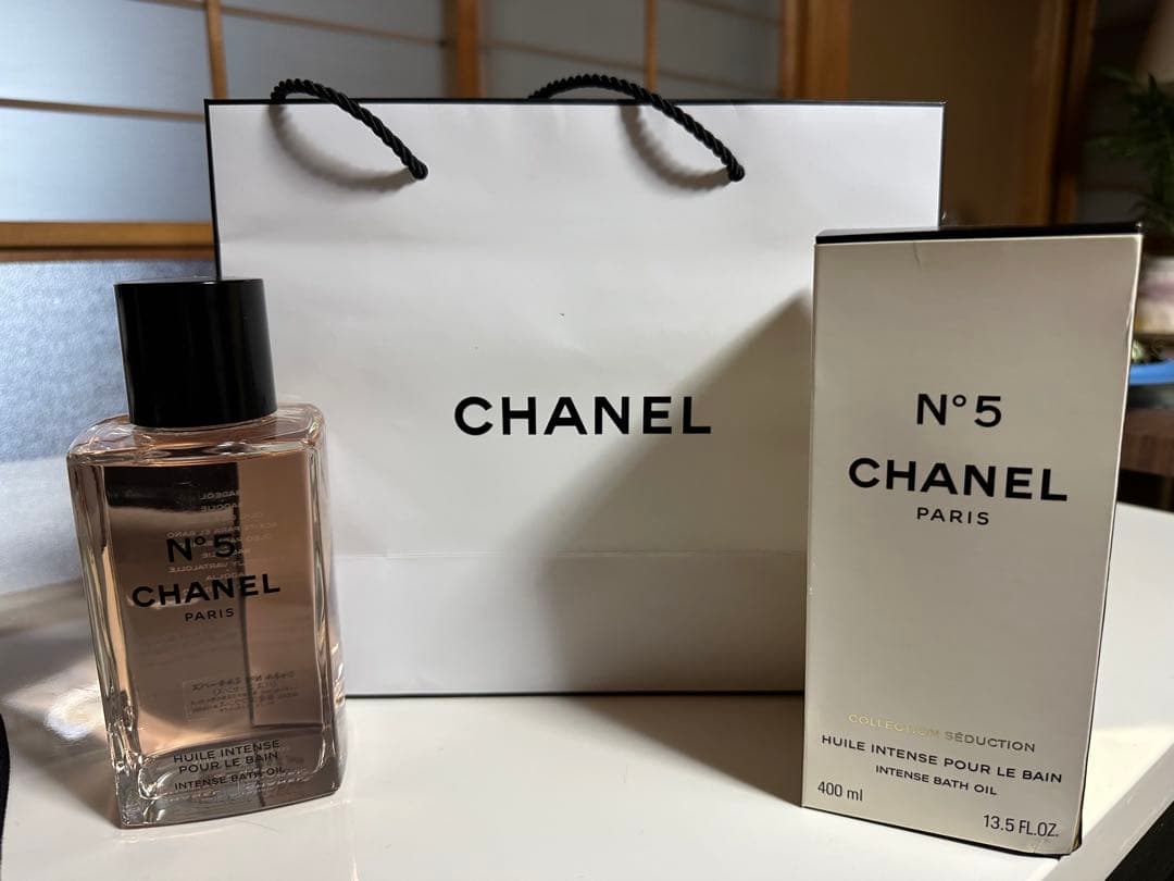 CHANEL N°5 バスオイル 400ml 専用バッグ付き