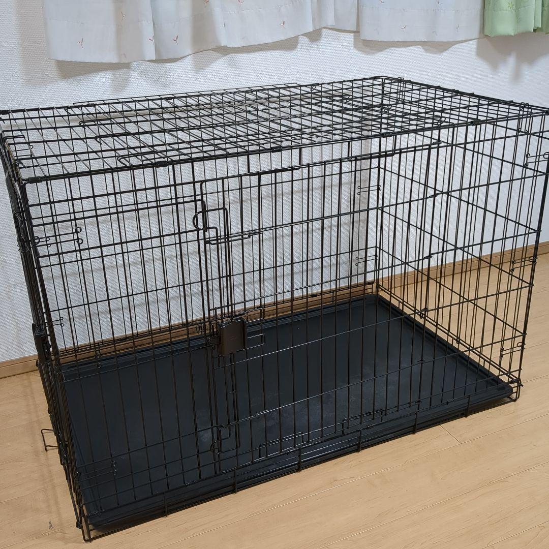 Amazon Basics XL犬用ケージ ダブルドア 122cm