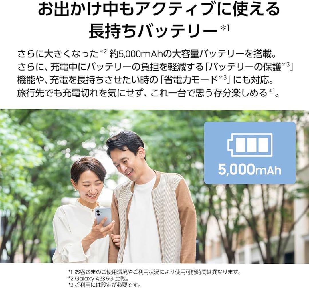 新品　未使用品　Samsung Galaxy A25 5G ホワイト