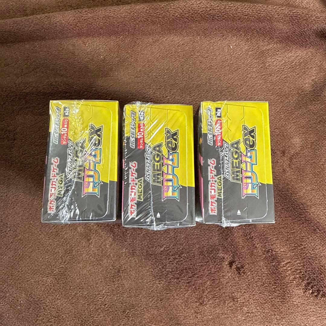 新品未開封　シュリンク付き　ポケモンカード MEGAドリームEX 3box