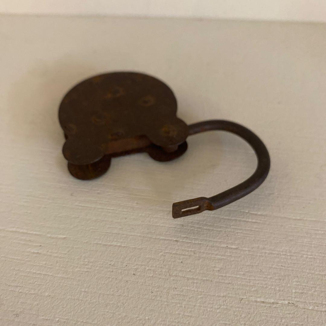 アンティーク クマ型 錠前