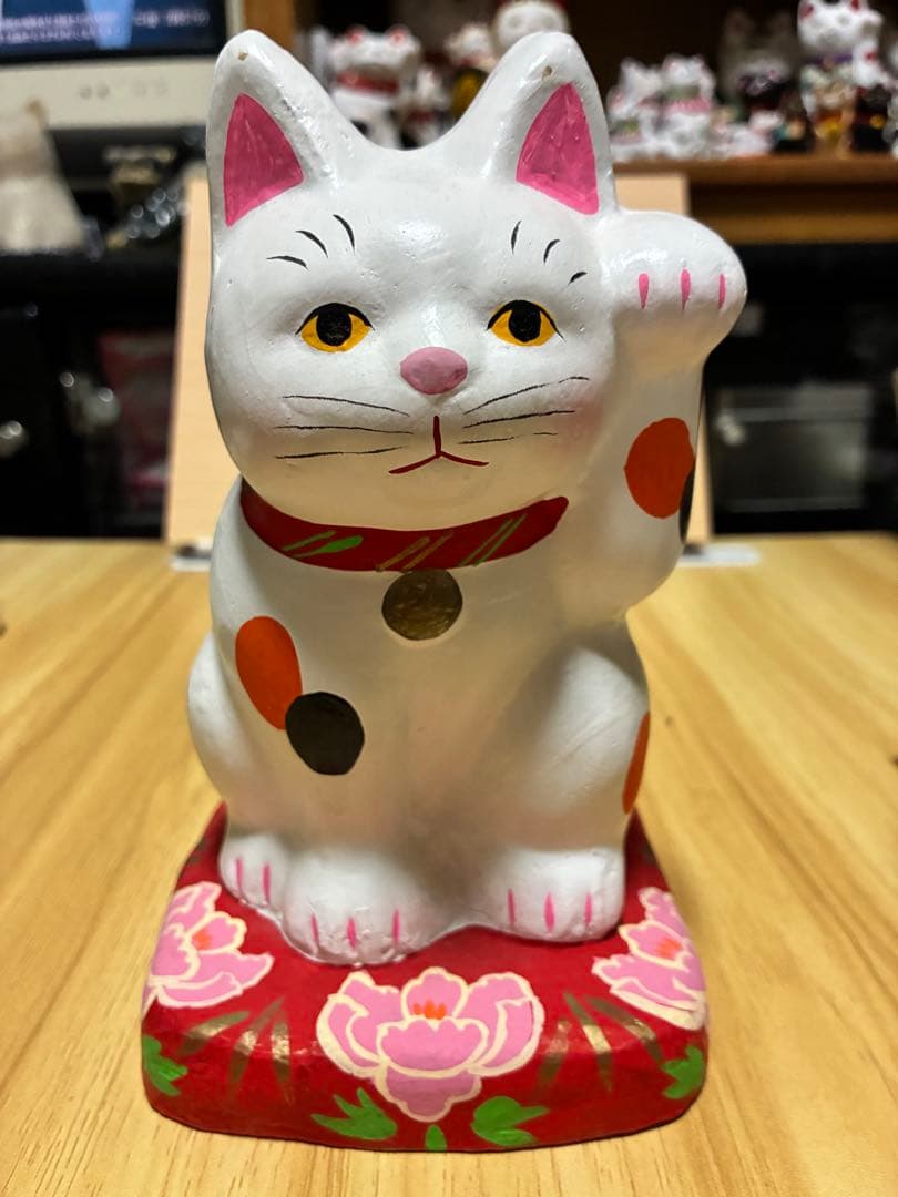 津屋崎人形　招き猫