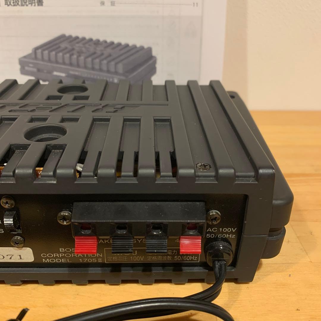BOSE 1705Ⅱ ステレオパワーアンプ メンテナンス済 良好動作品 美品