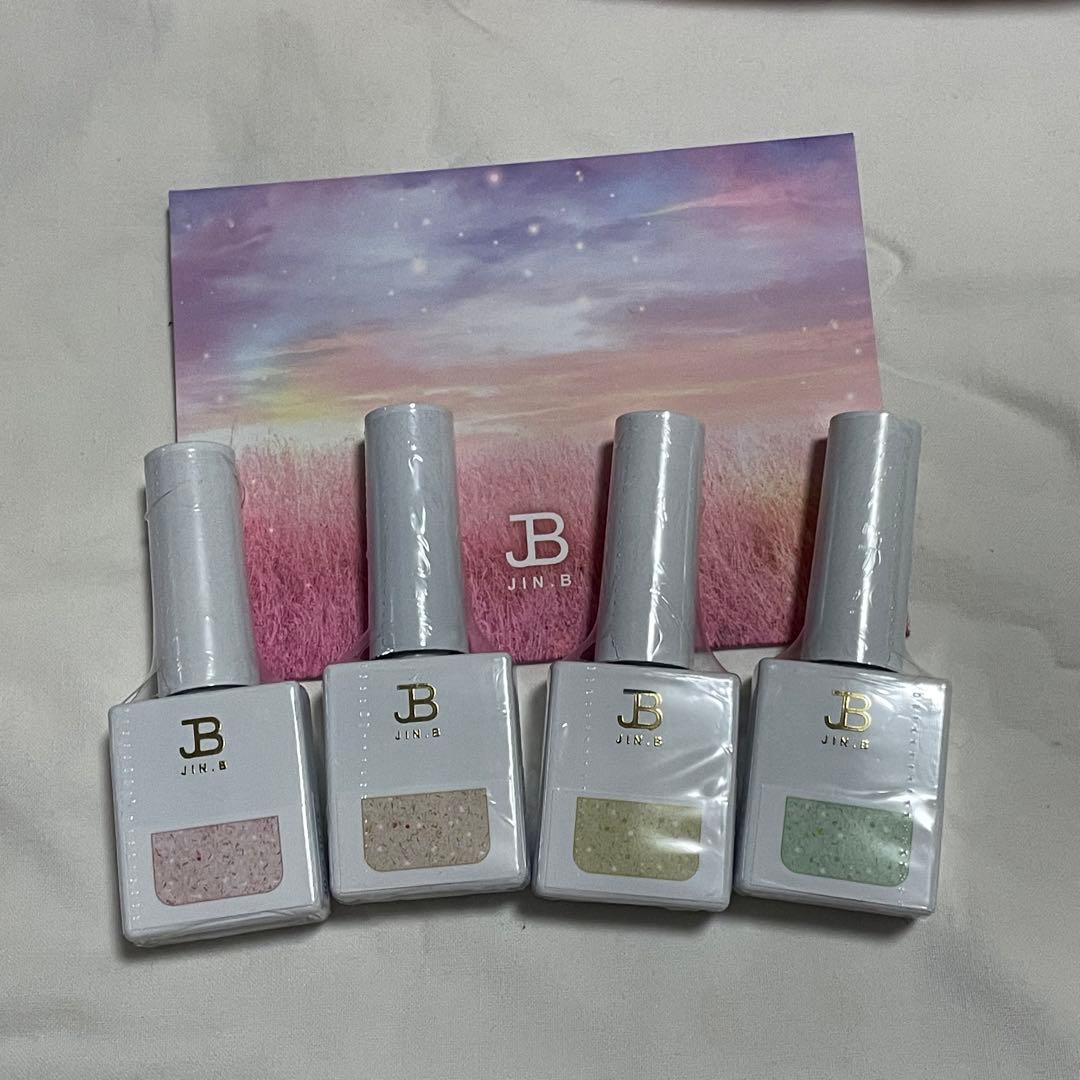 jin.b nail ivy velvetカラー ジェルネイル4色セット