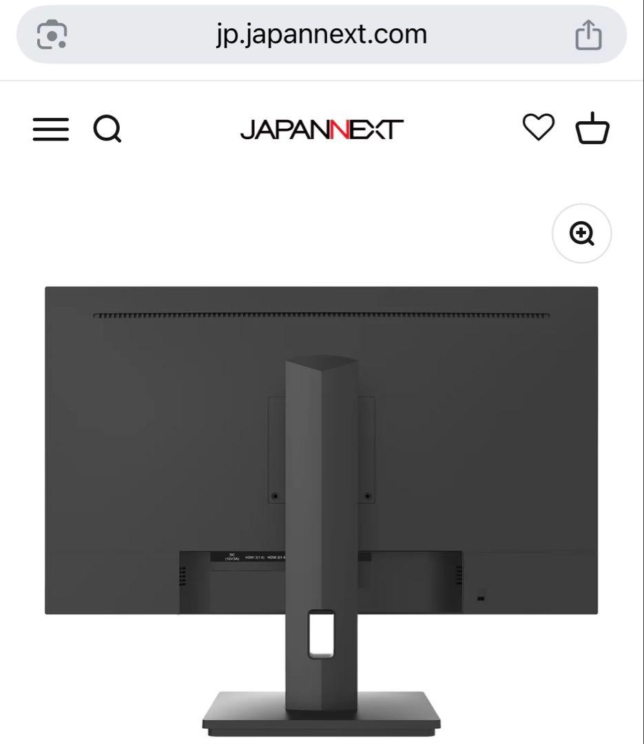 (美品)ジャパンネクスト　27インチ IPSパネル WQHD解像度液晶モニター