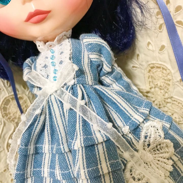 ネオブライスアウトフィット　クラシカルストライプワンピ、ヘッドドレスセット19