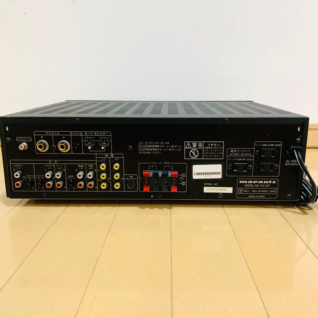 【完動品】marantz マランツ KA-22 カラオケアンプ