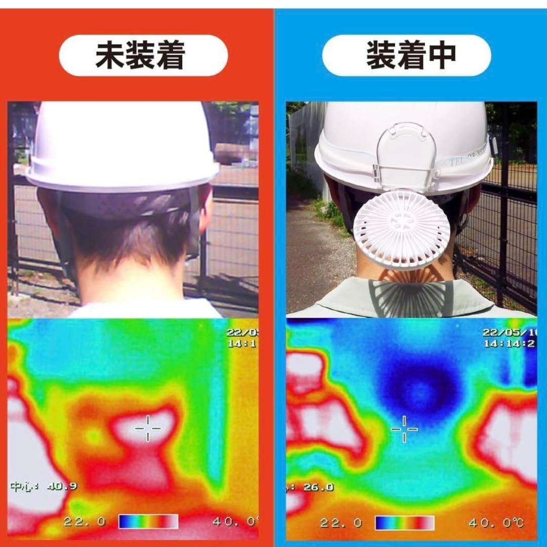 【新品未開封品】ヘルメット装着用ファン マイファンプラス