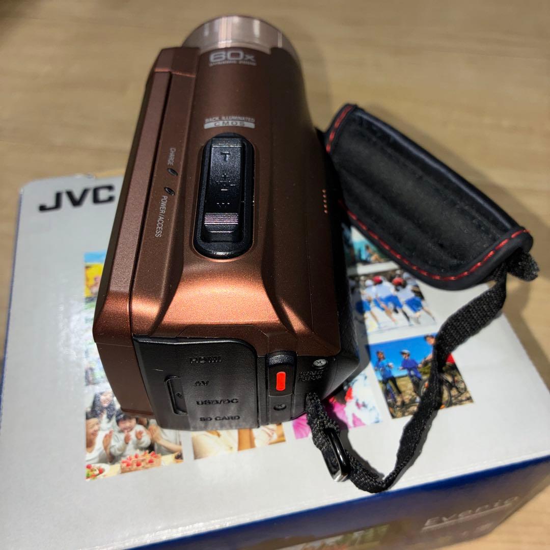 JVCビデオカメラ 耐低温 耐衝撃 内蔵メモリー32GB GZ-F200-T