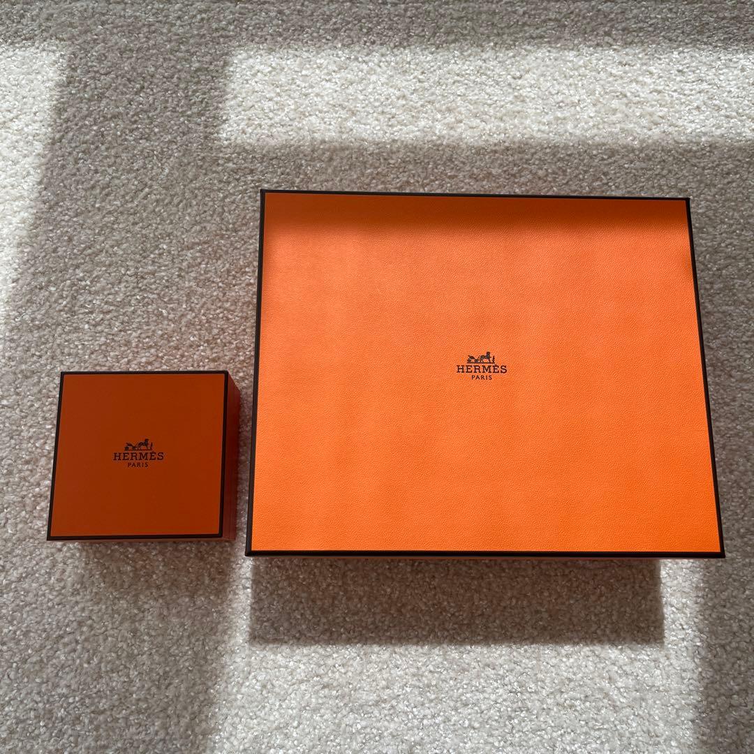 エルメス　ショップ袋　箱　リボン
