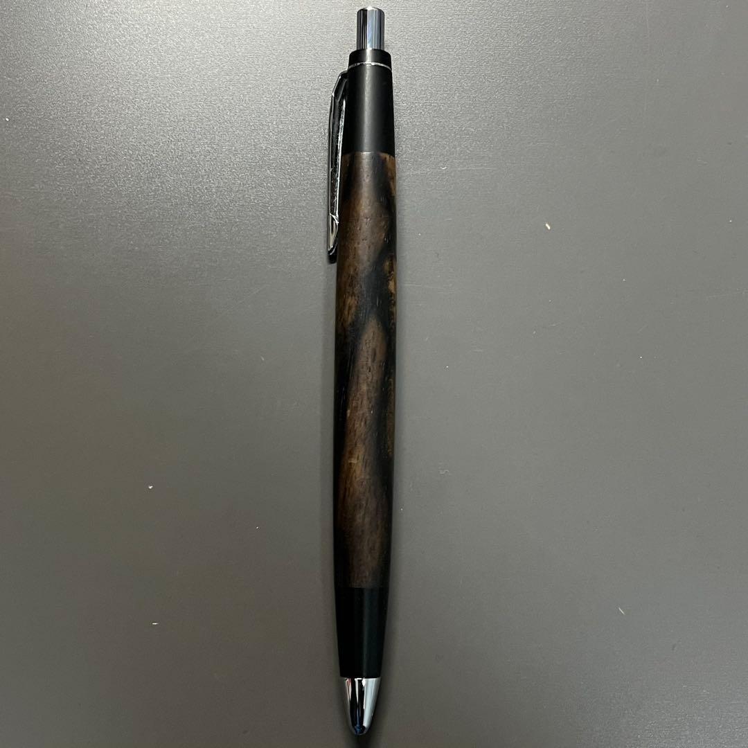 野原工芸 特上黒柿 シャープペンシル0.5mm シルバー金具
