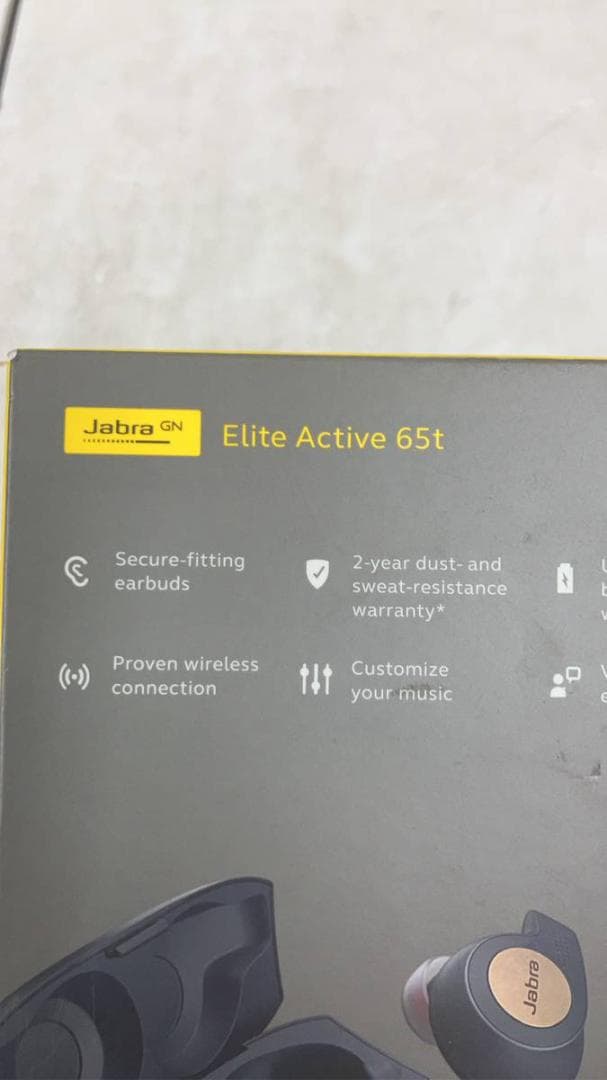 【完動品】Jabra ワイヤレスイヤホン Elite Active 65t