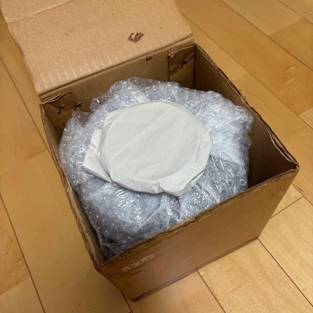 鋳鉄 茶釜 松竹梅紋 筒釜 寸筒 焼抜釜