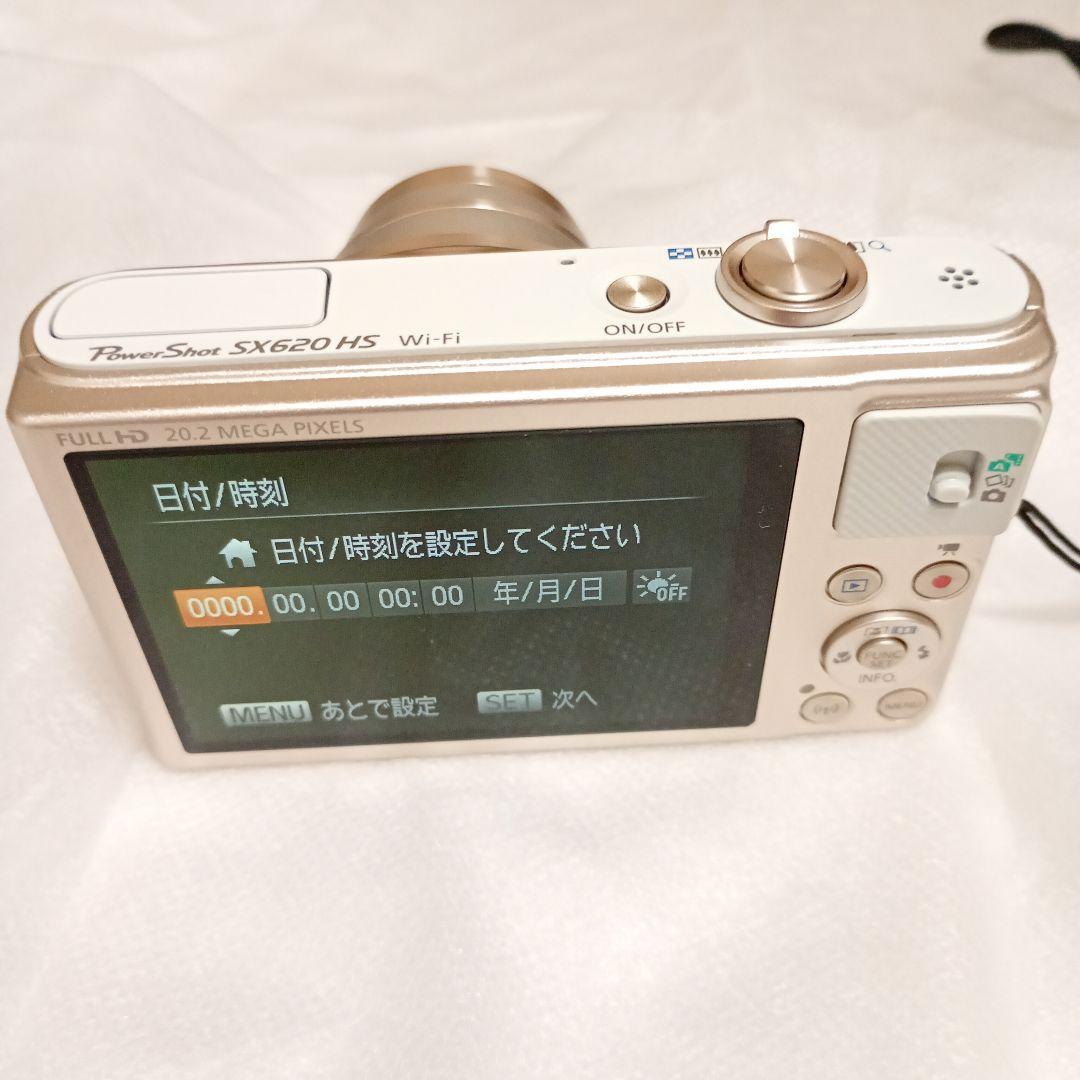【動作確認済美品】Canon PowerShot SX620 HS ホワイト