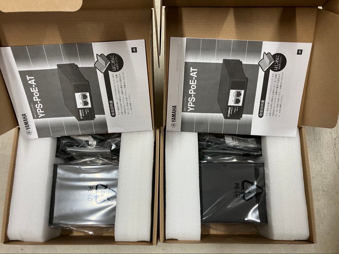 YPS-PoE-AT & WLX222 セット 新品未使用品　2セット