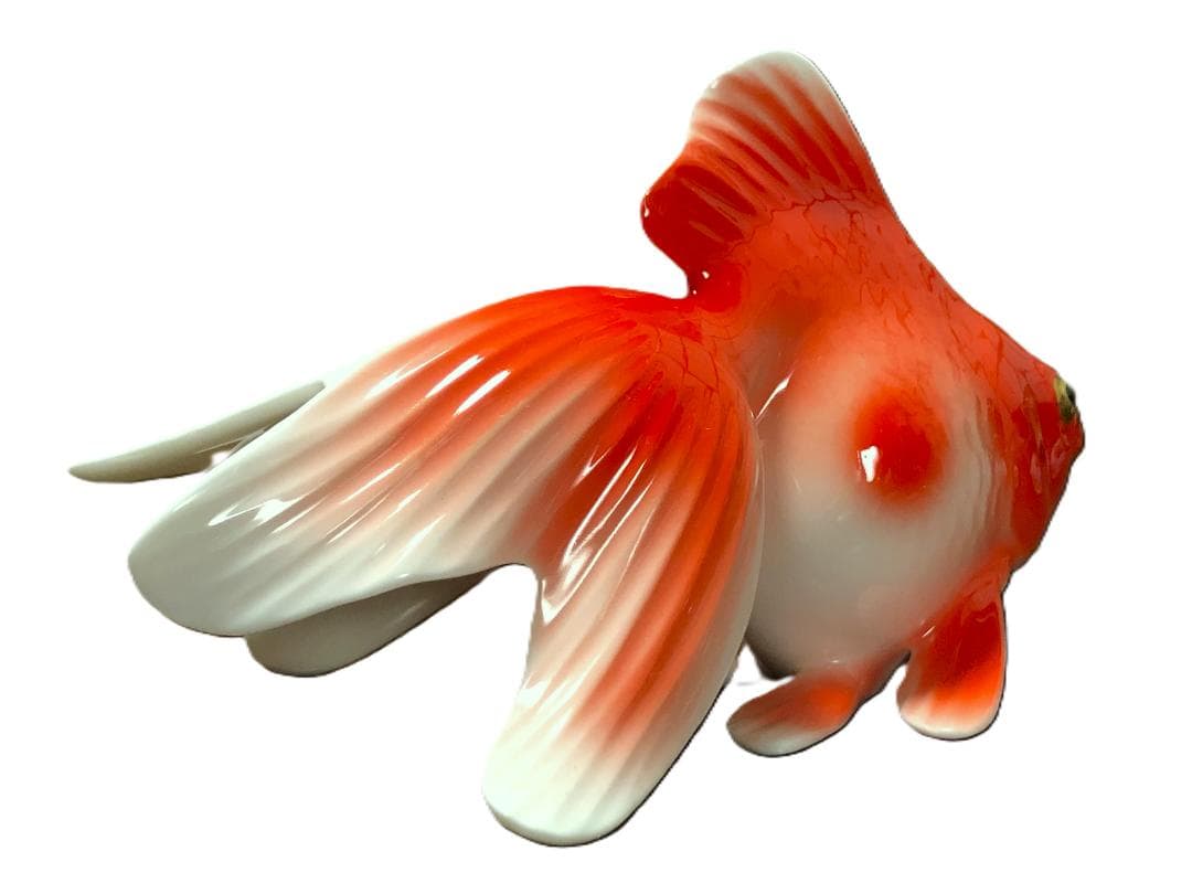 【 BONE CHINA 金魚 】　無疵完品 Noritake/ノリタケ